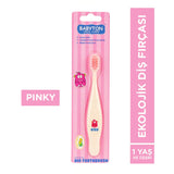 Babyton Pinky Ecological Kids Toothbrush with Soft Bristles