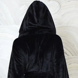 Women’s Plush Hooded Robe - Spa-Worthy Comfort at Home