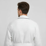 Premium Waffle Piping Robe for Men