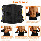 Back Support Brace Breathable Mesh Lumbar Support Belt