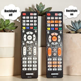 [3-Pack] Anderic RR1DTV Universal Smart TV Remote Control with Backlight and Quick Programming for All Brands