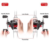 Baitcasting Fishing Reel High Speed Long Cast Distance