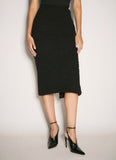 Balenciaga Women Boucle Midi Skirt