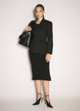 Balenciaga Women Boucle Midi Skirt