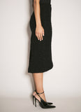 Balenciaga Women Boucle Midi Skirt