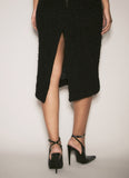 Balenciaga Women Boucle Midi Skirt