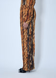 Balenciaga Women Ai Croc Silk Pants
