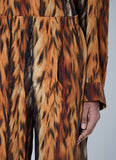 Balenciaga Women Ai Croc Silk Pants