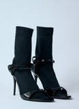Balenciaga Women Avenue Sock 110Mm Heel Sandals