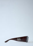 Balenciaga Men Sunset Rectangle Sunglasses