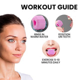 Ball Faced Jaw, Face And Neck Excercizer And Jawline Shaper Enhancer