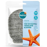 Balmy Face & Makeup Cleansing Glove for Gentle Exfoliation