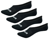 Super Low Cut No Show Bamboo Rayon Socks - 4 Pair