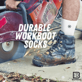 Premium Bamboo Rayon Crew Socks