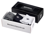 Premium Bamboo Rayon Quarter Crew Socks - 3 Pair Gift Box