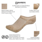 Invisible No Show Bamboo Rayon Socks