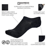 Invisible No Show Bamboo Rayon Socks