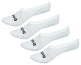 Super Low Cut No Show Bamboo Rayon Socks - 4 Pair