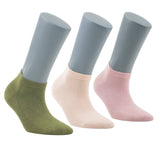 Women’s Bamboo Ankle Socks 12-Pack – Mixed Colors Soft Thin Low-Cut Socks