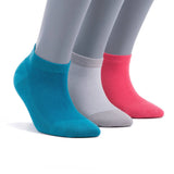 Women’s Bamboo Ankle Socks 3-Pack – Mixed Colors Soft Thin Low-Cut Socks
