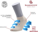 Women’s Bamboo Ankle Socks 6-Pack – Mixed Colors Soft Thin Low-Cut Socks