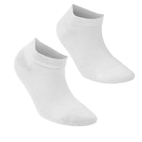 Women’s Bamboo Ankle Socks 8-Pack – White Soft Thin Low-Cut Socks