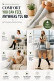 Women’s Bamboo Knee-High Socks 4-Pack – Soft & Breathable