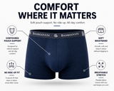 Men’s Bamboo Trunks with Pouch 4-Pack