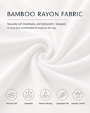 Men’s Bamboo V-Neck Undershirts 3-Pack