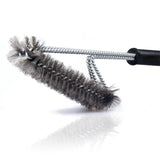 Barbestar 18" 3 in 1 Safe Barbecue Grill Brush Wire Bristles