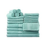 Basic Solid 18-Piece Bath Towel Set Collection
