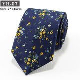 Korean-style Retro Hong Kong style Floral Casual Tie