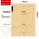 Student homework notebook-horizontal line-EVA+ cowhide-1 copy
