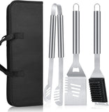 BBQ Tool Grilling Accessories, 16-Inch Stainless Steel BBQ Grill Tools