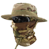 Multi-functional Outdoor Sun Protection Breathable Round-brim Fishing Hat