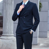Double Breasted Suit Two-piece Set