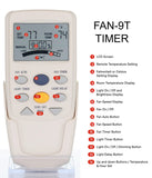 Anderic Substitute for Hampton Bay FAN-9T Ceiling Fan Remote Control Thermostatic - L3HFAN-9T [FAN9T]