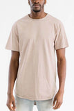 Extended Scallop Round Neck Tshirt