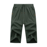 Plus-size Athletic Capri Pants Loose-fitting
