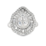 Cubic Zirconium Ring Sterling Silver