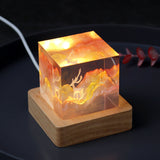Christmas Healing Birthday Gift Micro Landscape Elk