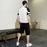 Summer Short-sleeved T-shirt Men's Casual Suit