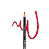 Flormar Waterproof Matte Lip Liner - Passionate Red: Long Lasting, High Pigment, Precise Definition