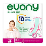 Evony Incontinence Pads for Women - Maximum Absorbency, Odor Control, Leakage Protection - 10 Count