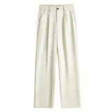Mens Fashionable Straight-Leg Loose Casual Pants