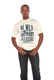 Be Wild Men's Bamboo Viscose/Organic Cotton Short Sleeve Graphic T-Shirt