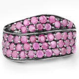 2.33 Carat Genuine Ruby .925 Sterling Silver Ring