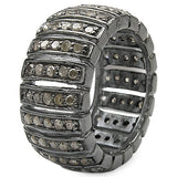 1.25 Carat Genuine TLB Diamond .925 Sterling Silver Ring