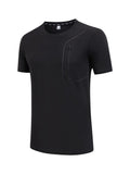 Ice-silk Breathable Round-neck New Mens Top