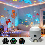 LED Christmas Snowflake Projection Light